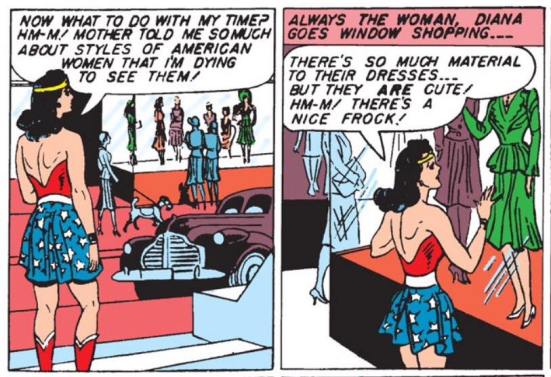 Wonder Woman Old Panel